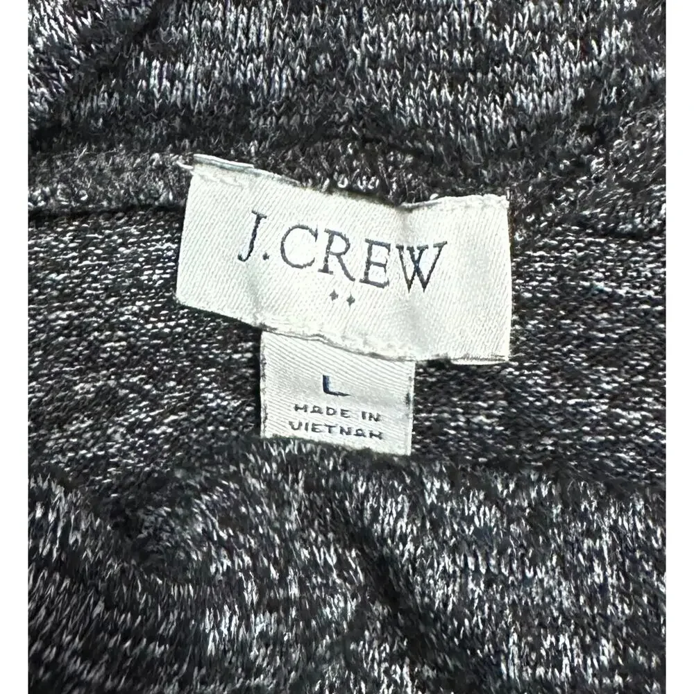 J. Crew Signature Cozy Yarn Turtleneck Sweater Charcoal Gray AS915 Size L